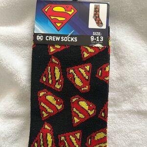 DC Comic Superman Crew Socks